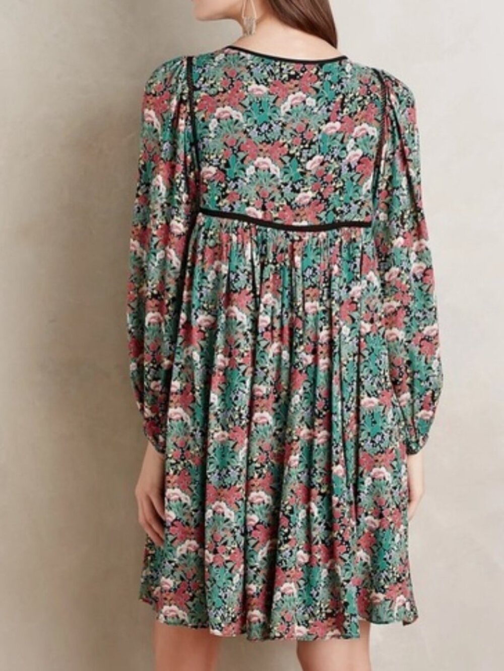 ANTHROPOLOGIE - Floreat- Ottava Peasant Dress, Size Small - Picture 2 of 11